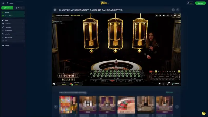 Lightning Roulette — Lightning Roulette 2