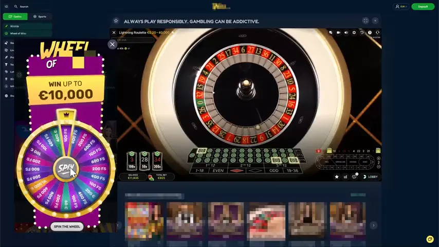 Lightning Roulette — Lightning Roulette 3