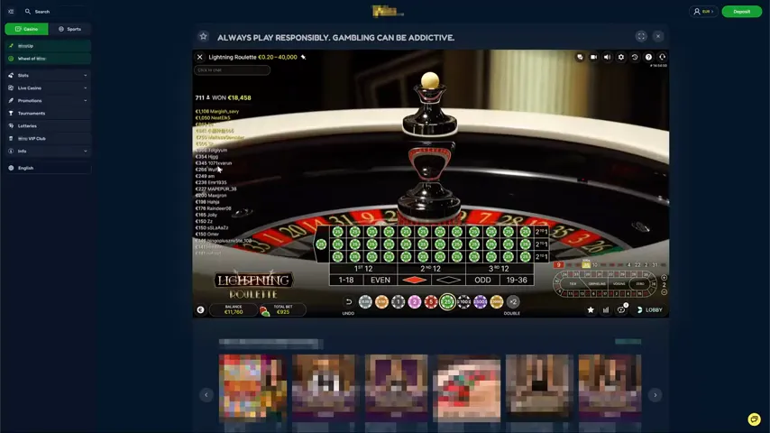 Lightning Roulette — Lightning Roulette 4